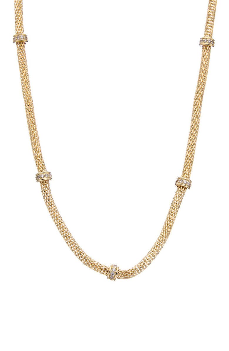 Juvell Station Necklace, Main, color, Yellow