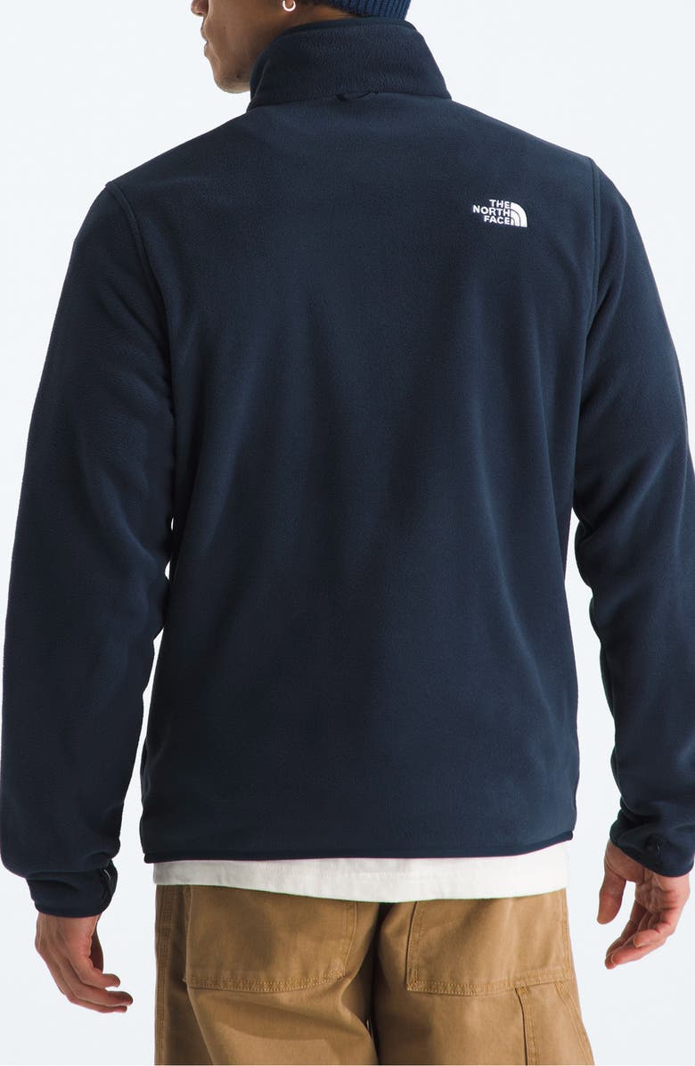 The North Face Glacier Fleece Zip Front Jacket, Alternate, color, Summit Navy
