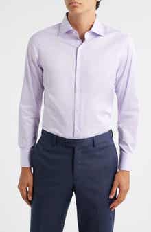 ZANETTI Grid Check Dress Shirt