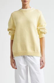 TOTEME Oversize Organic Cotton Sweater