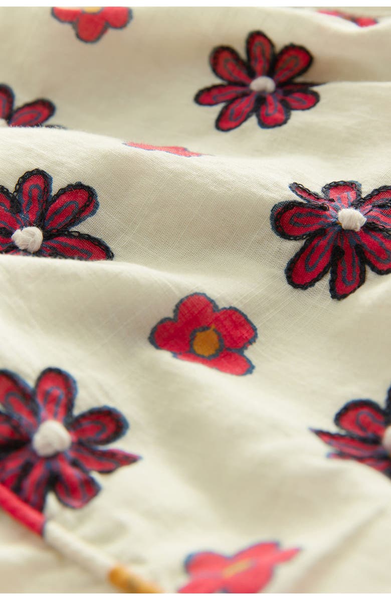 NEXT Floral Square Neck Cotton Crop Top, Main, color,