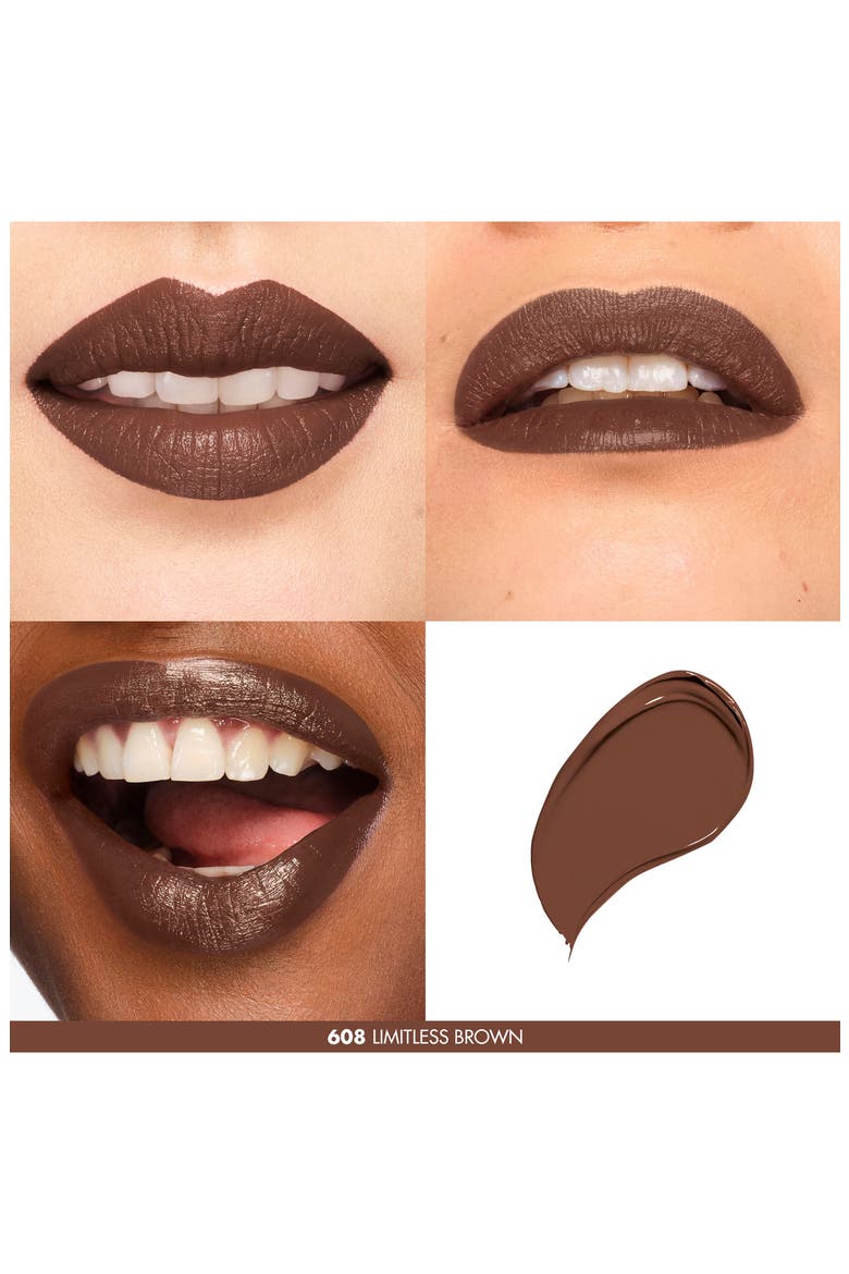 Rouge Artist For Ever Satin Lipstick, Alternate, color, 608 - LIMITLESS BROWN