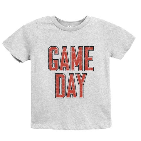 Game Day Outlined Distressed Short Sleeve T-Shirt (Little Kid & Big Kid)