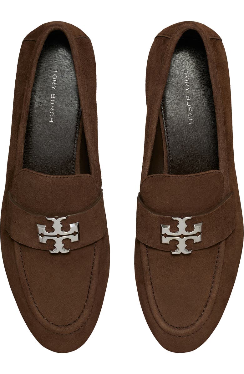 Tory Burch Eleanor Loafer, Alternate, color, Dark Cocoa / Silver