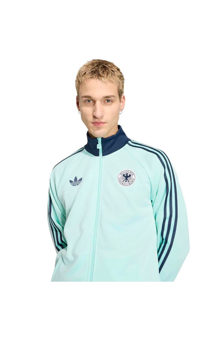 adidas Men's adidas Turquoise Germany National Team Originals Full-Zip Track Jacket, Alternate, color, Turquoise