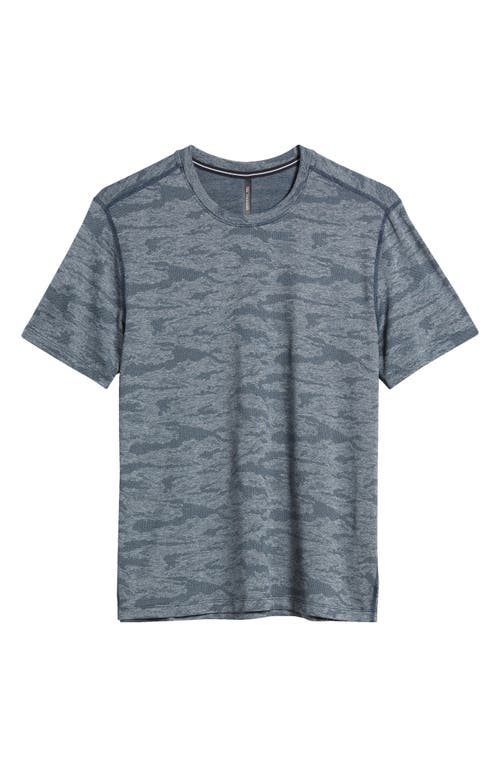 Ten Thousand Camouflage Knit Performance T-shirt In Navy