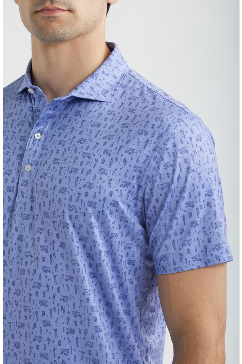 Cocktail Cart Featherweight Performance Polo, Alternate, color, VIOLA