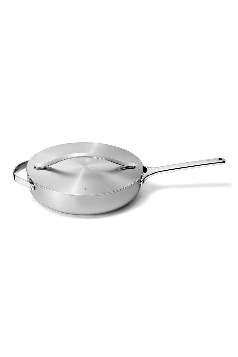 Stainless Steel Sauté Pan & Lid, Main, color, STAINLESS STEEL