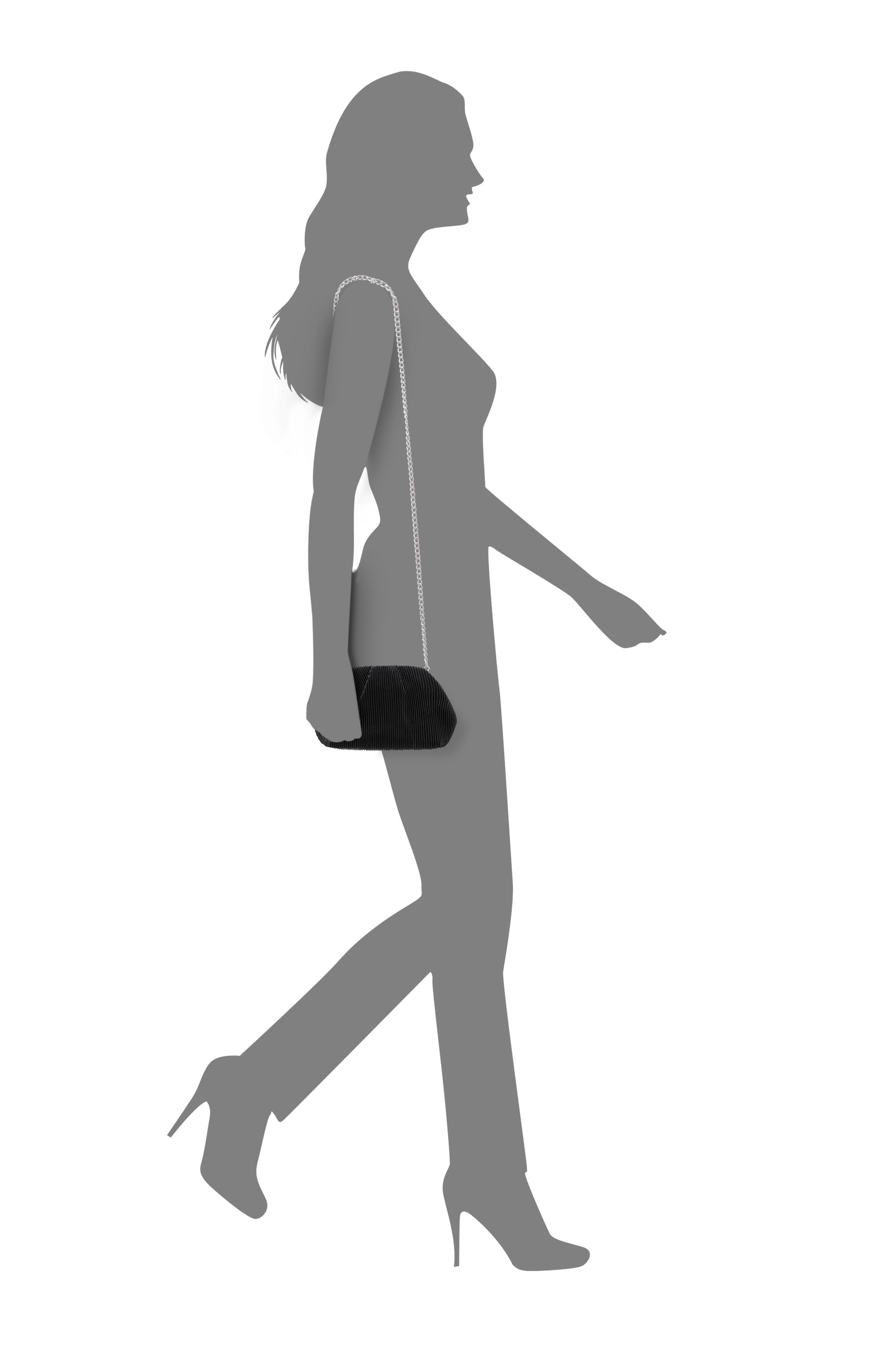 Emmy Clutch, Alternate, color, BLACK