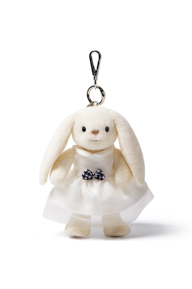 Smiling Leveret Bunny Plush Bag Charm, Main, color, Multicolored