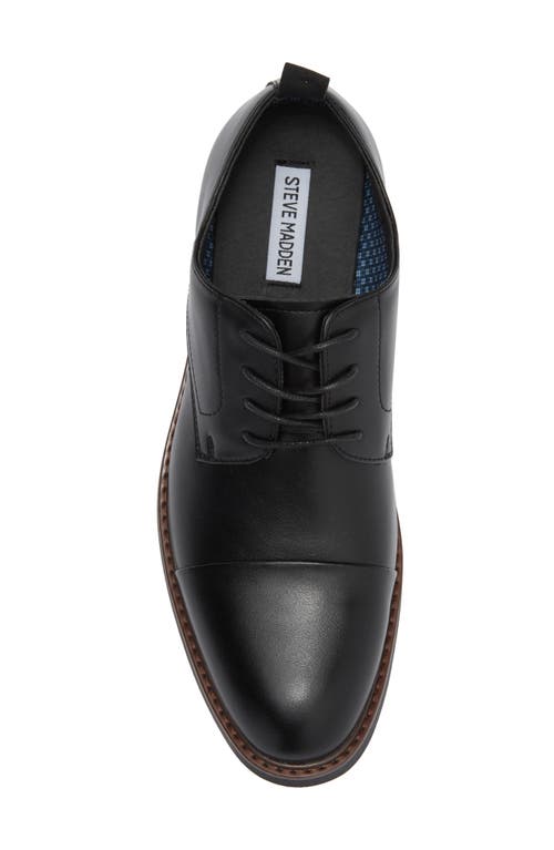 Steve Madden Eferm Wingtip Derby In Black