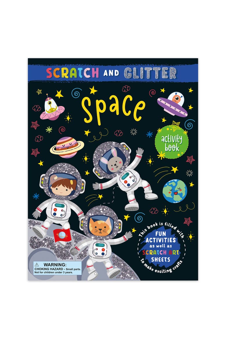 Scratch & Glitter Activity Book, Main, color, Multicolored