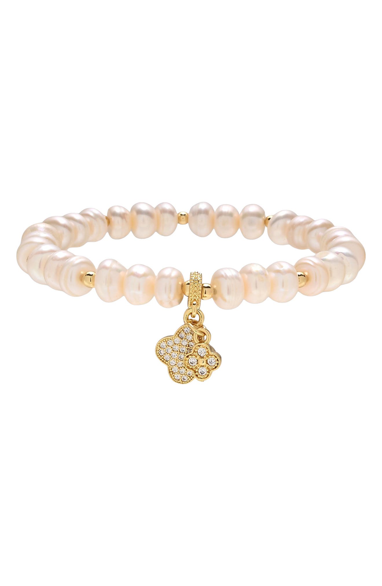 Rosalie Freshwater Pearl Stretch Bracelet