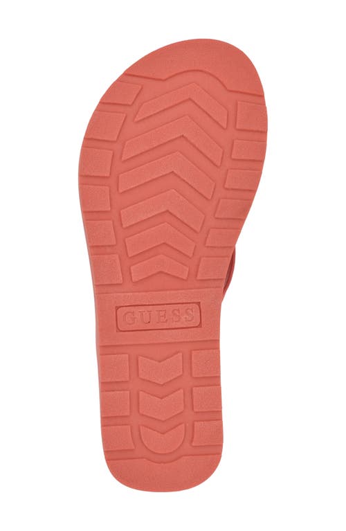Guess Candry Flip Flop In Orange