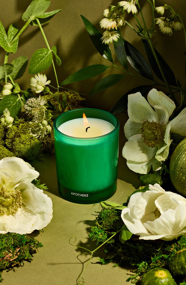 APOTHEKE Verdant Garden Petite Scented Candle, Alternate, color, Green