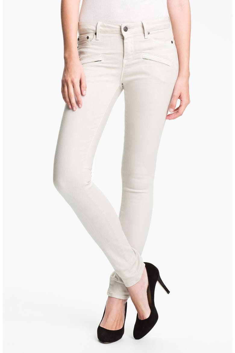 Stretch Skinny Jeans, Main, color, SNOW