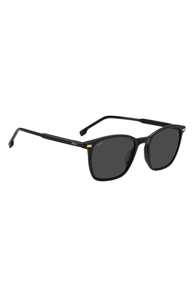BOSS 53mm Sunglasses, Alternate, color, Black/ Grey