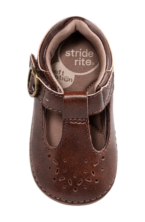 Stride Rite Soft Motion™ Mini Mara T-strap Shoe In Brown