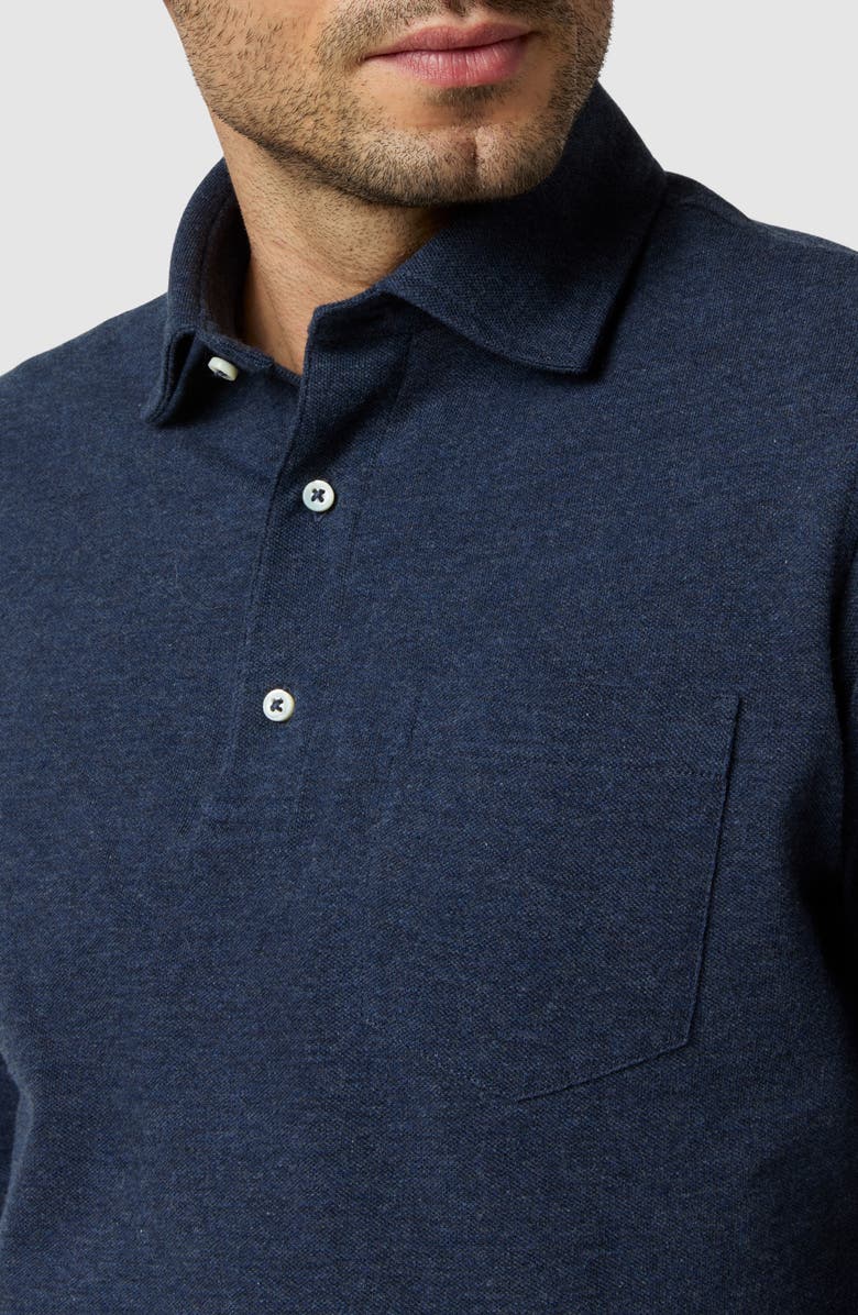Sid Mashburn Long Sleeve Pima Cotton Piqué Polo, Alternate, color, 