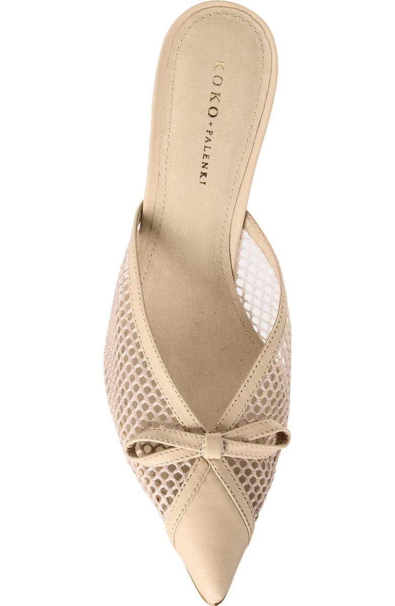 KOKO + PALENKI Peoni Pointed Toe Mule, Alternate, color, Nude Leather