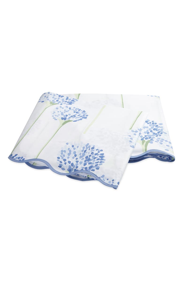 Matouk Flat Sheet, Main, color, Azure