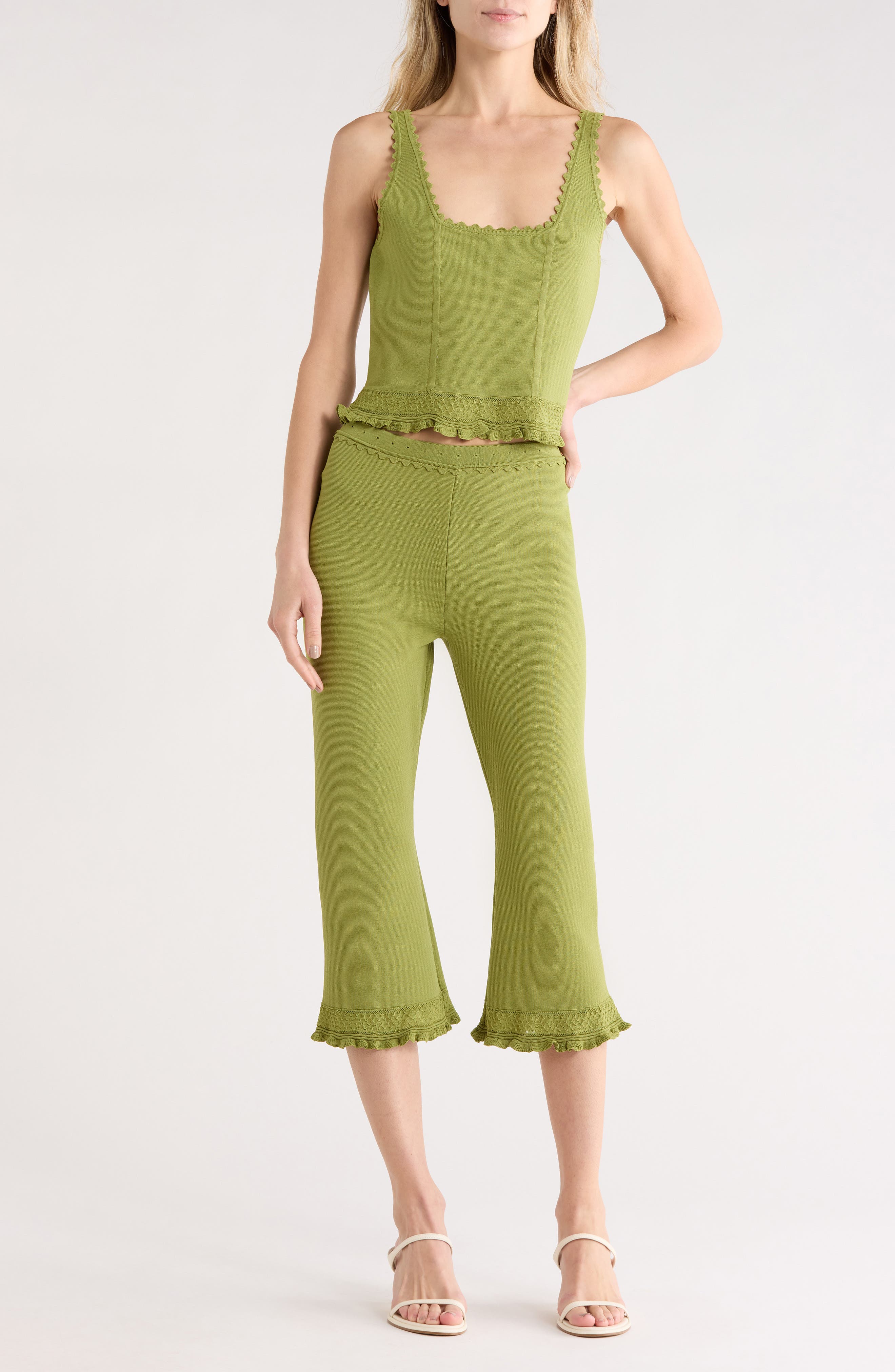 Scalloped Tank & Leggings Set - image 3