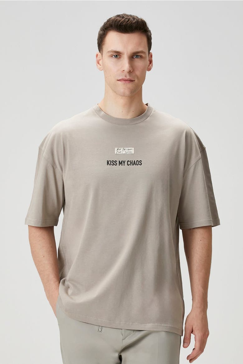 Pure Cotton Regular Fit Tshirt, Alternate, color, beige