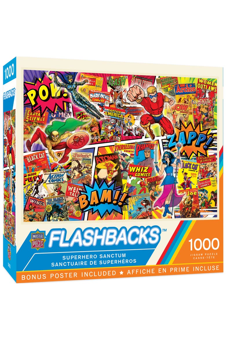 Superhero Sanctum 1000 Piece Puzzle, Main, color, Multicolor