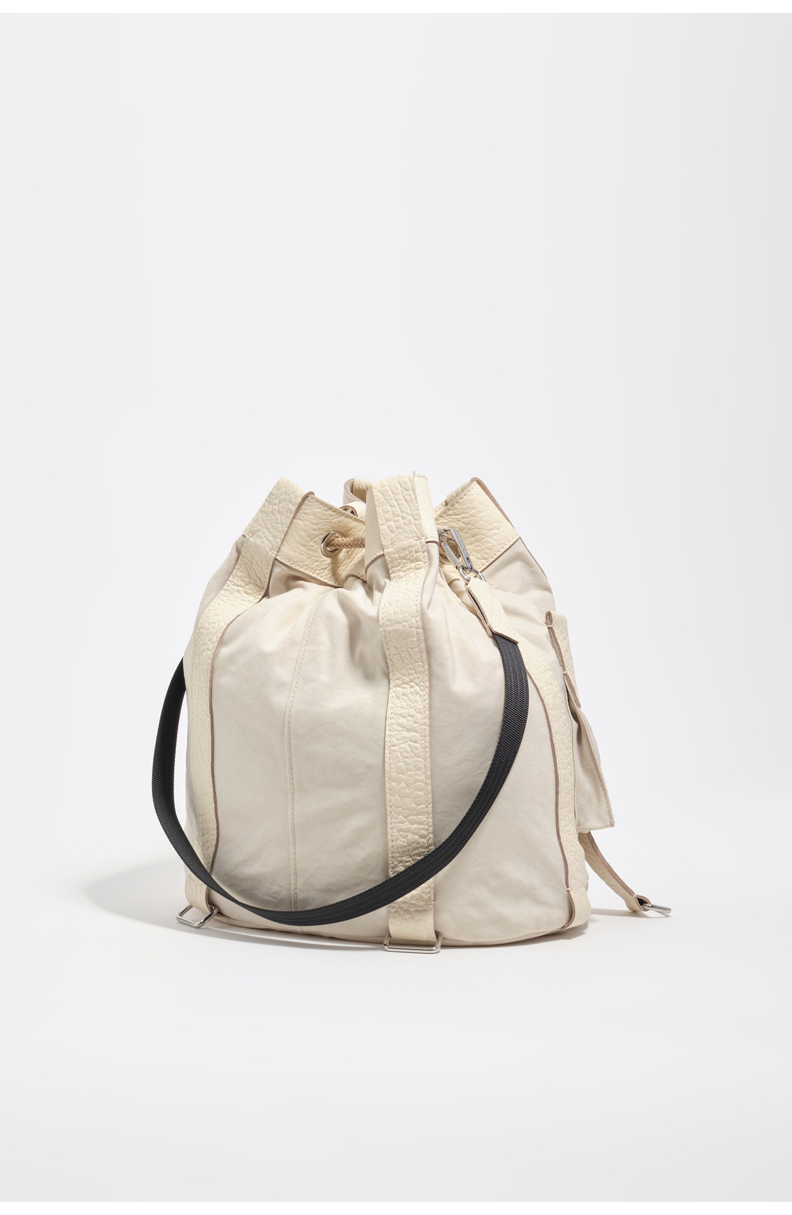 Bimba y Lola Large Bucket Shoulder Bag, Alternate, color, Stonewhite