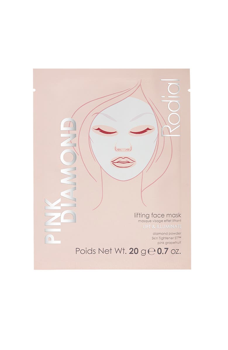 Rodial Pink Diamond Lifting Mask Single, Main, color, NO COLOR