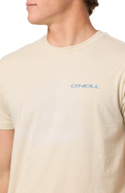 O'neill Stacked Cotton Graphic T-shirt In Brown