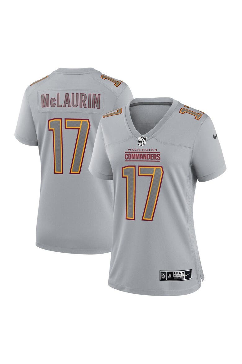 Women's Nike Terry McLaurin Gray Washington Commanders Atmosphere Fashion Game Jersey, Main, color, Gray