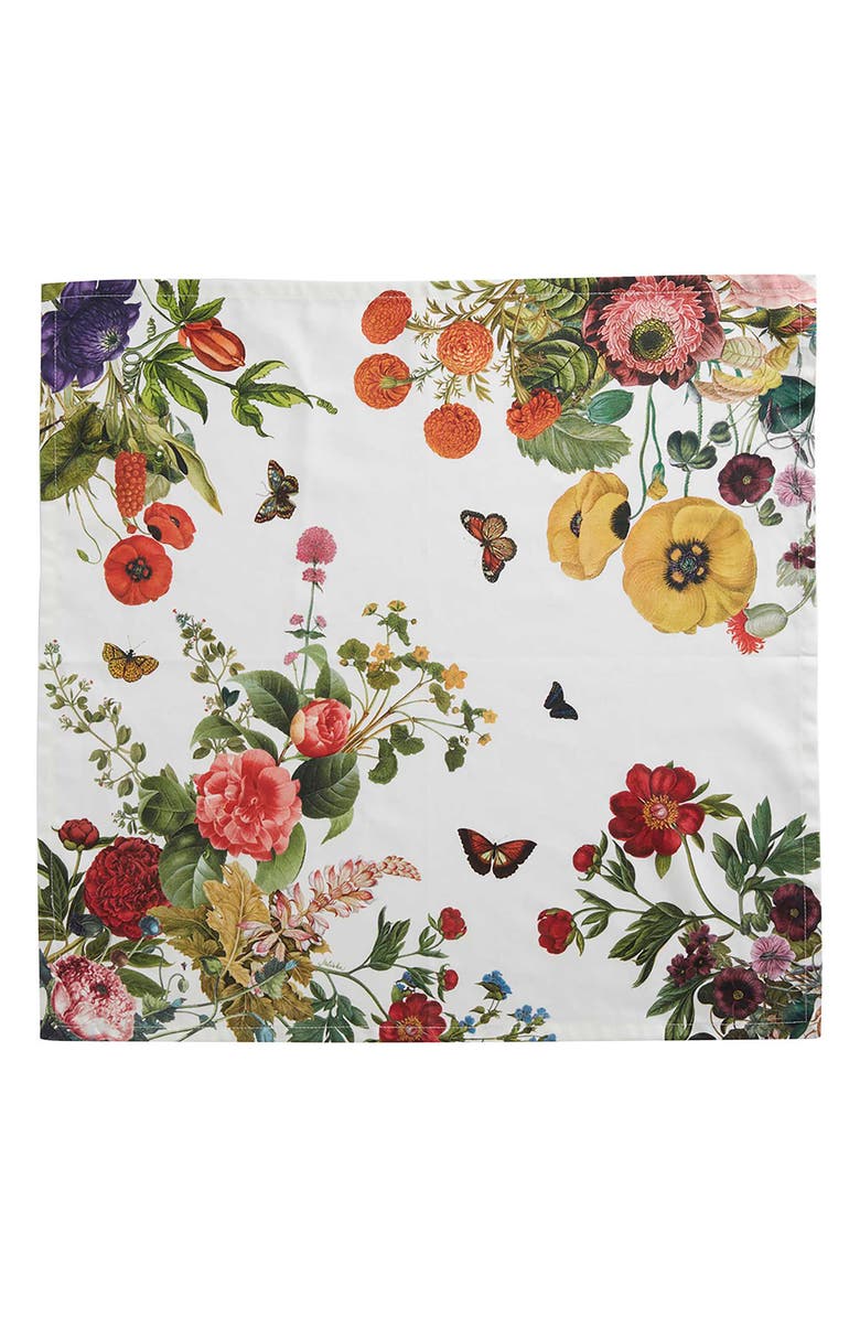 Juliska Field of Flowers Set of 4 Napkins, Alternate, color, Multi