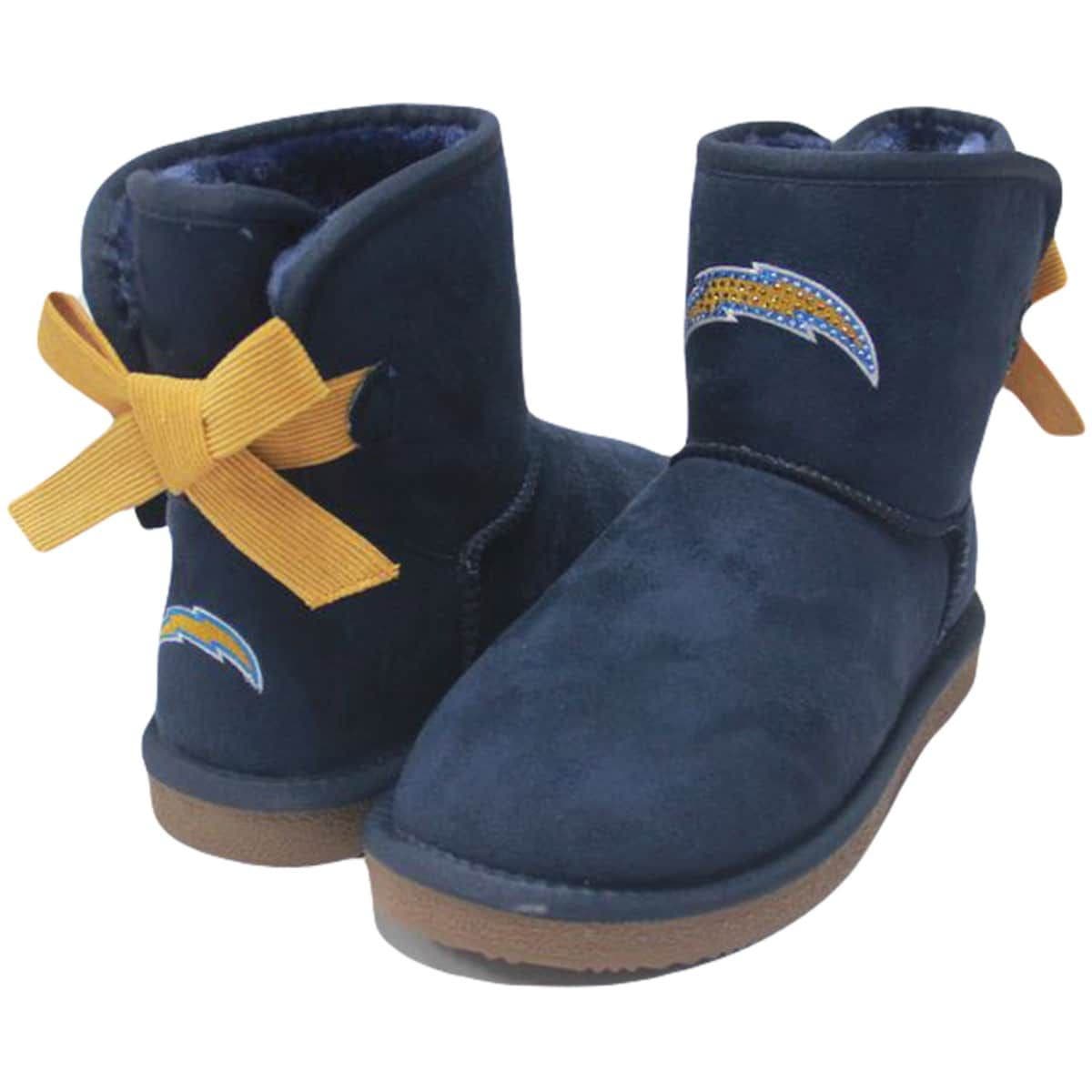 CUCE Women's Cuce Los Angeles Chargers Low Team Ribbon Boots, Main, color, 