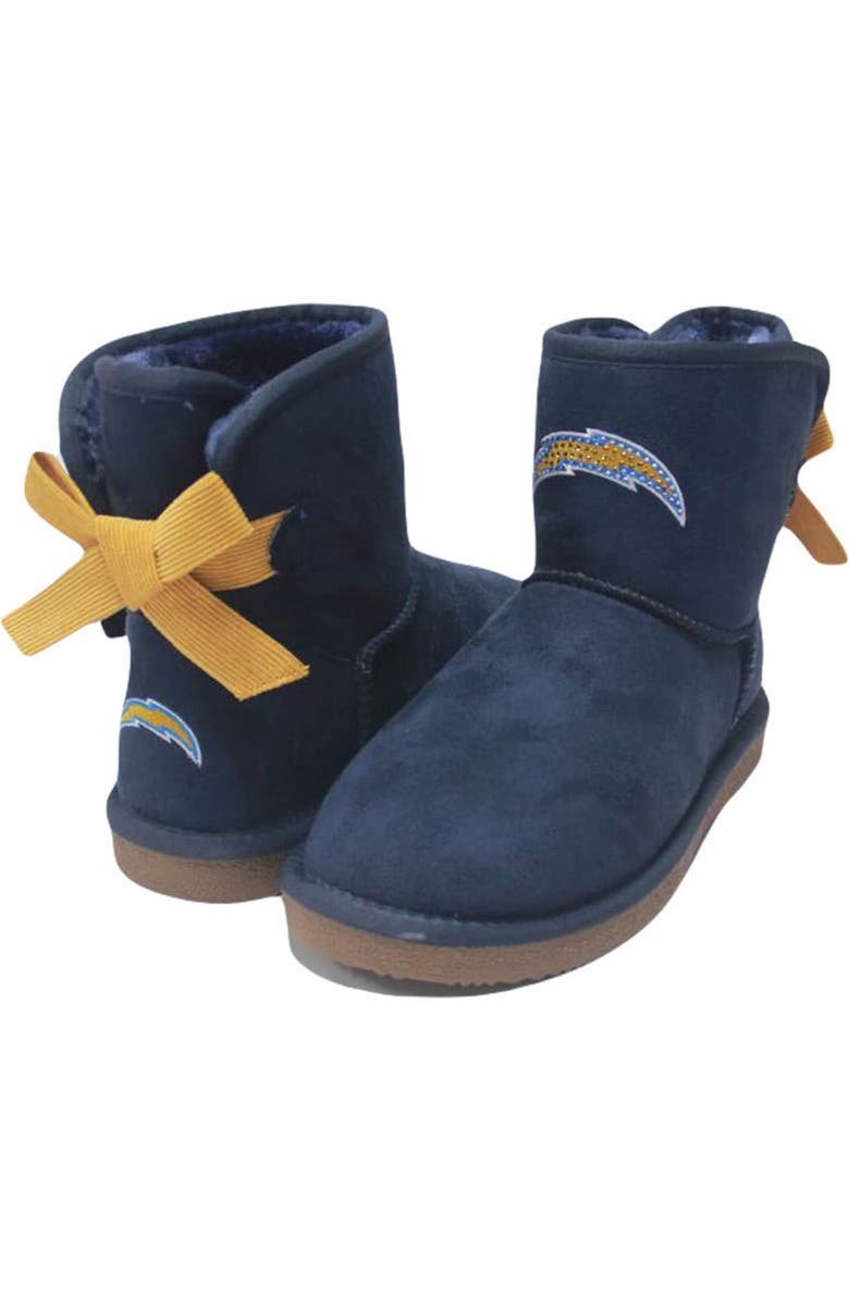 CUCE Women's Cuce Los Angeles Chargers Low Team Ribbon Boots, Main, color,