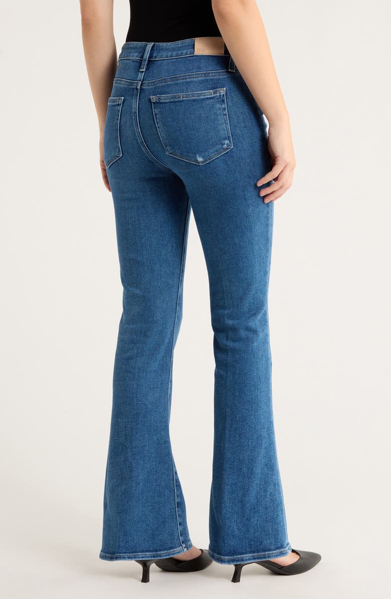 PAIGE Laurel Canyon High Waist Bootcut Jeans, Alternate, color, Bookshelf