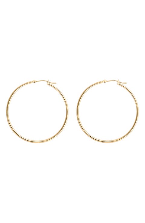 Clutch Hoop Earrings
