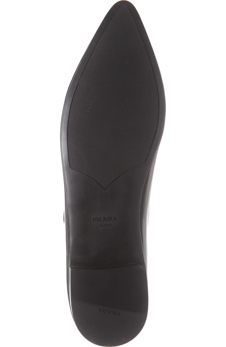 Prada Pointy Toe Mary Jane Flat, Alternate, color,