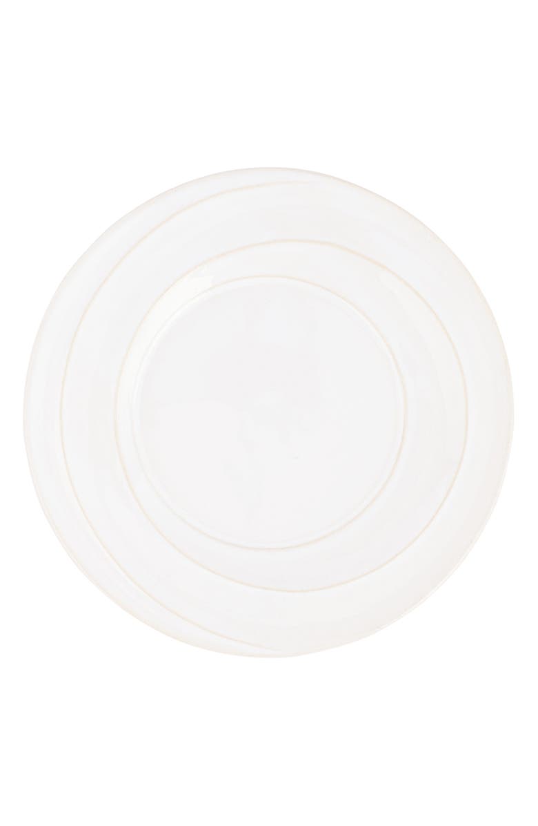VIETRI Luna Canape Plate, Main, color, White