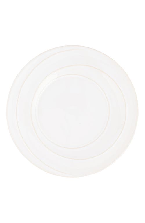 Vietri Luna Canape Plate In White
