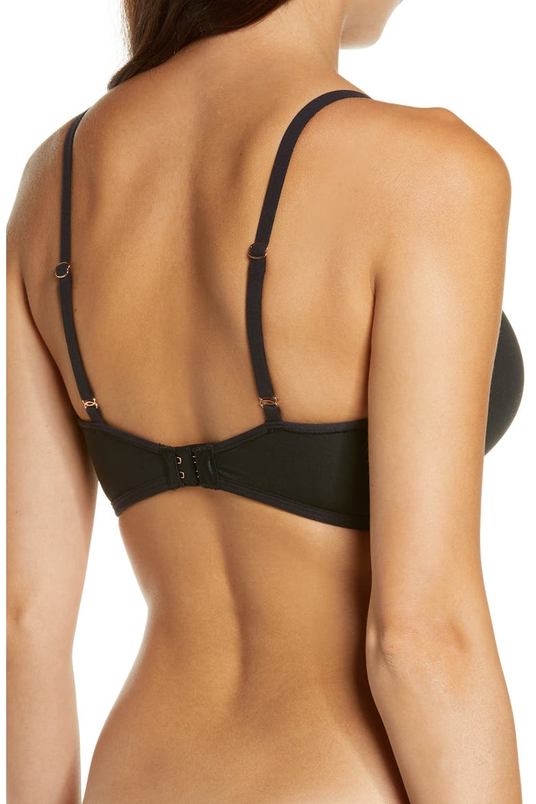 Prestige Wireless Push-Up Bra, Alternate, color, BLACK