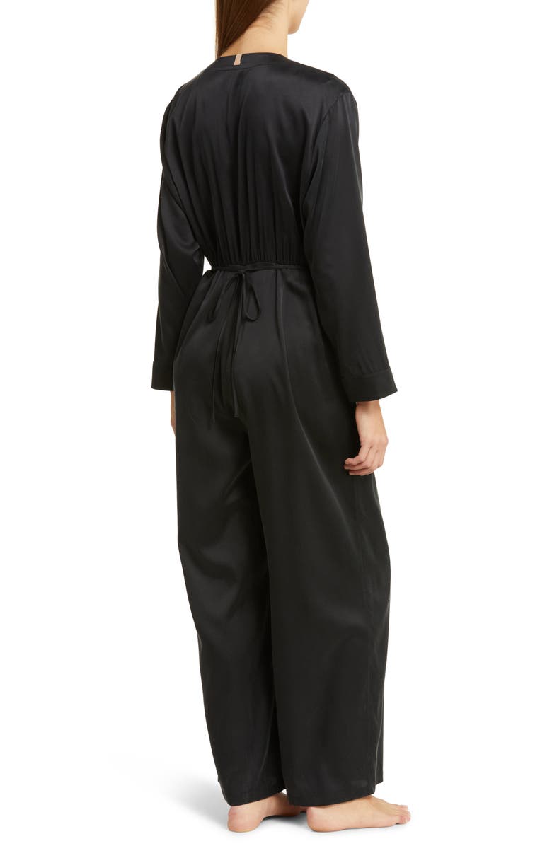 Lunya Long Sleeve Washable Silk Jumpsuit, Alternate, color, 