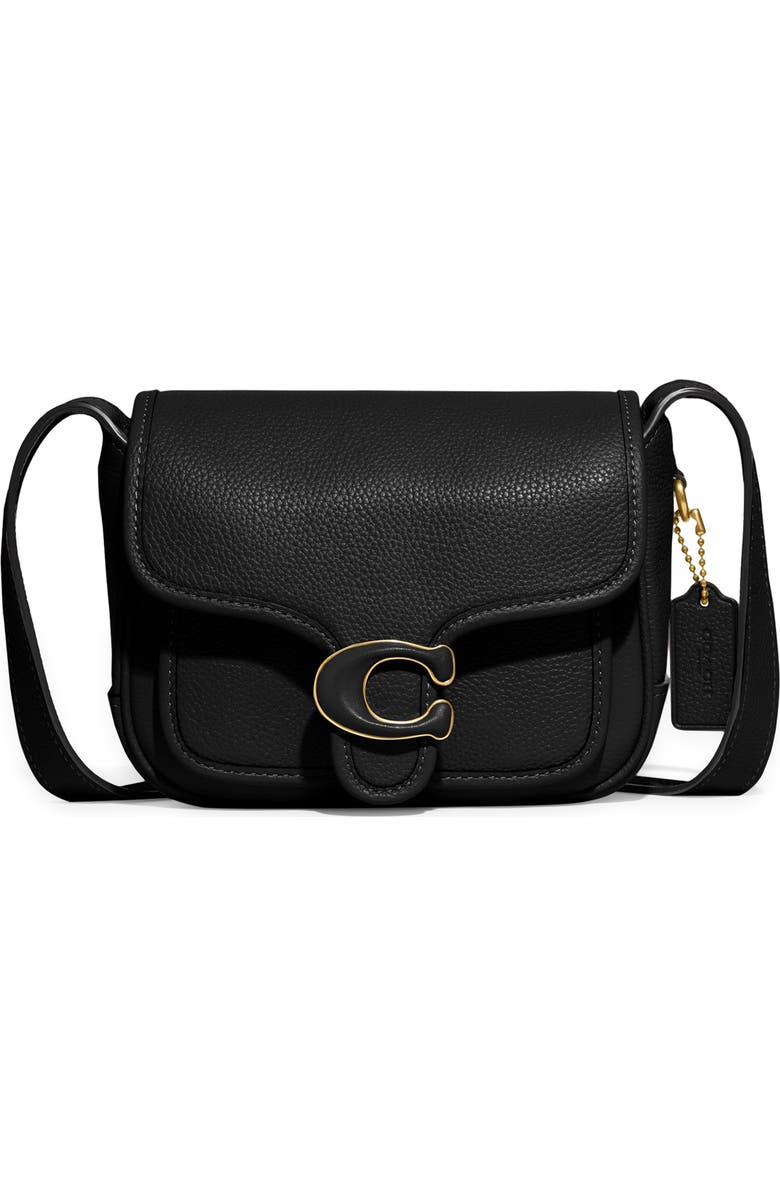 COACH Tabby Polished Pebble Leather Crossbody Messenger Bag, Main, color,