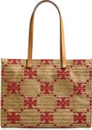 Tory Burch T Monogram Woven Tote