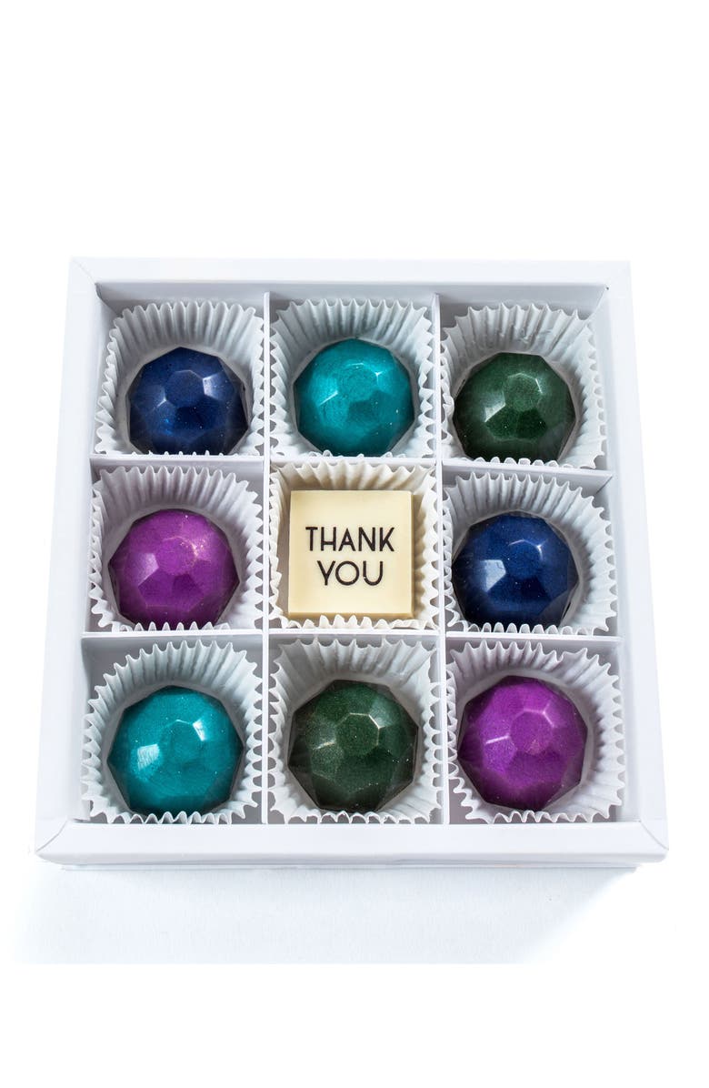 Maggie Louise Confections Precious Stones 9-Piece Chocolates, Main, color,