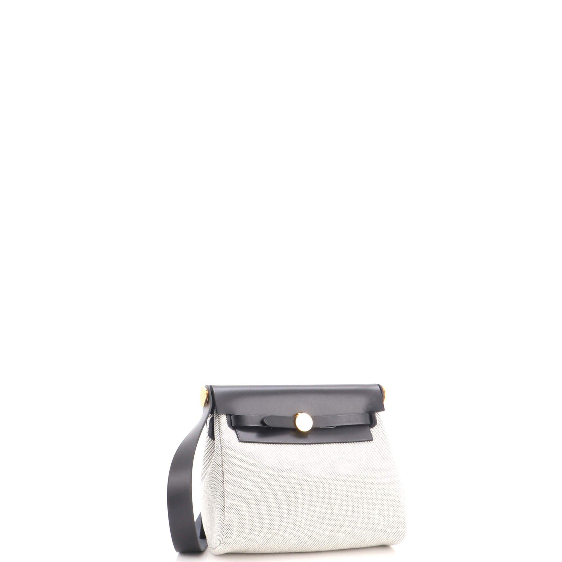 Herbag Zip Toile and Leather 20, Alternate, color, Black