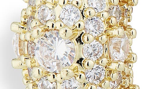 Cara Small Chunky Hoop Earrings In Gold