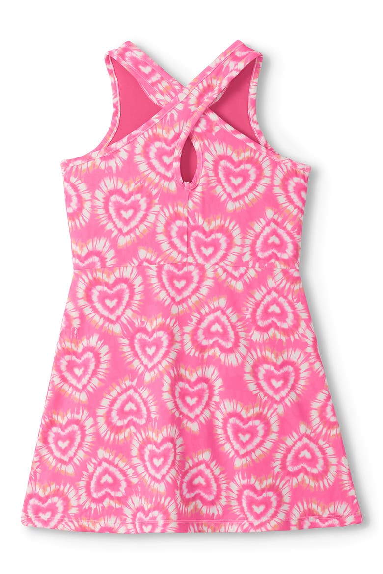 Kids' Candy Hearts Active A-Line Dress, Alternate, color, PINK