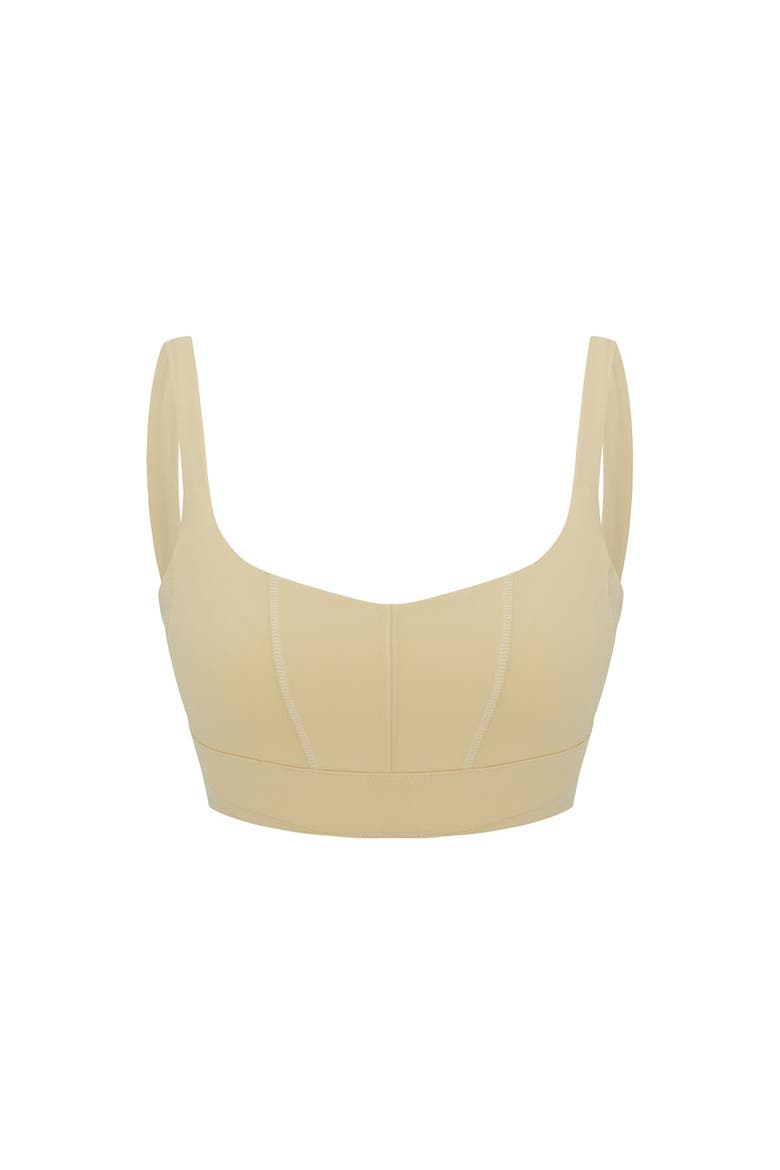 Bra With Stitch Detail, Main, color, Chino Green
