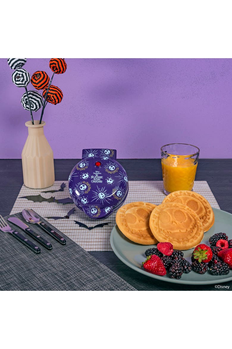 Disney"s Nightmare Before Christmas Jack Skellington Mini Waffle Maker, Alternate, color, None